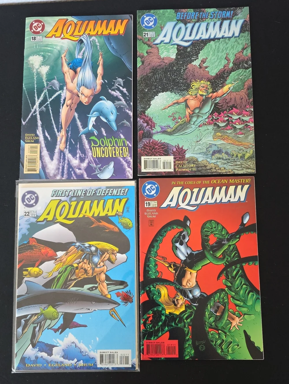 DC Aquaman Comic Book Set (4)
